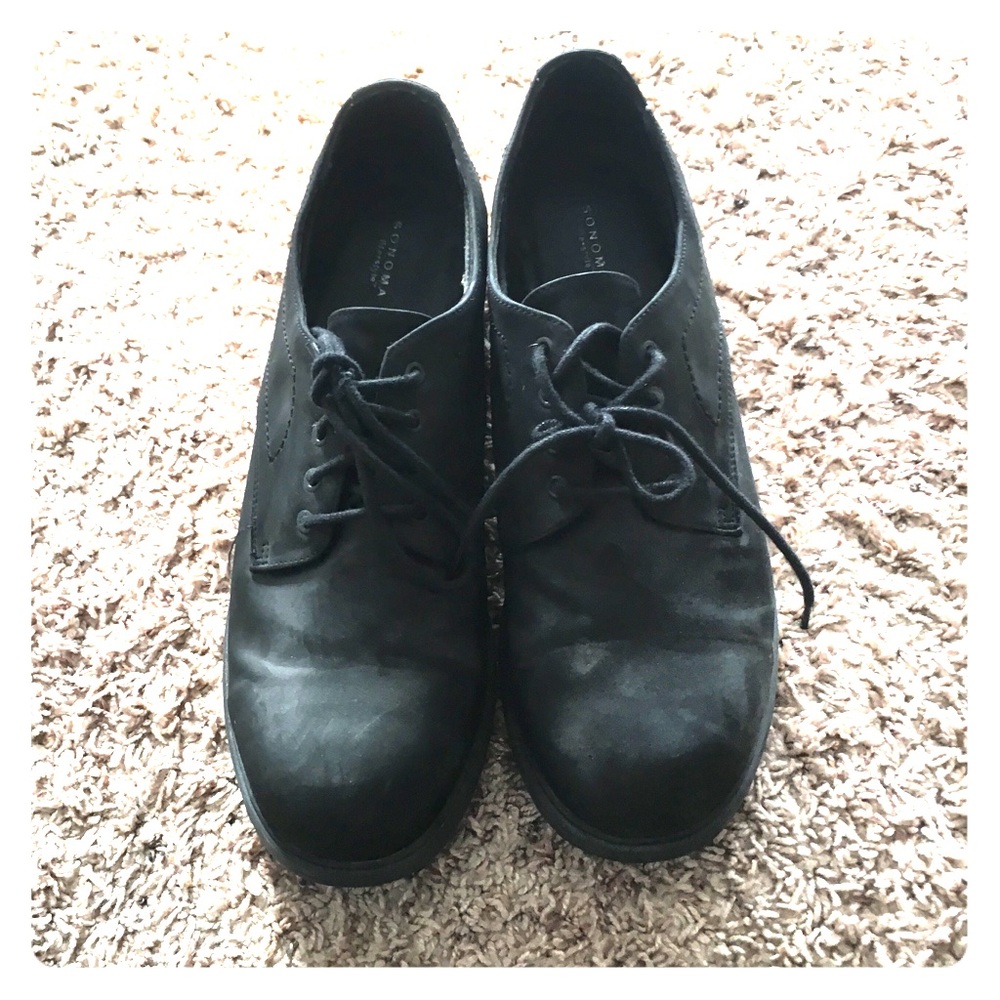 Suede Black Shoes